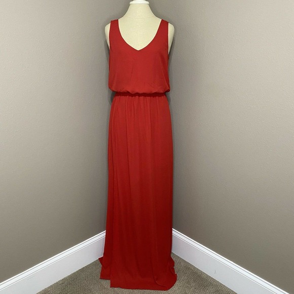 Show Me Your Mumu Kendall Red Side Slit Maxi Dress - Picture 2 of 10